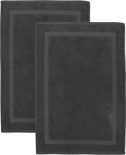 Miniatura 13 de Bumble Towels Bliss - Juego de 2 alfombrillas de baño de lujo, 22 x 34 pulgadas, calidad premium, 1000 GSM, algodón peinado suave, absorbente (moca)