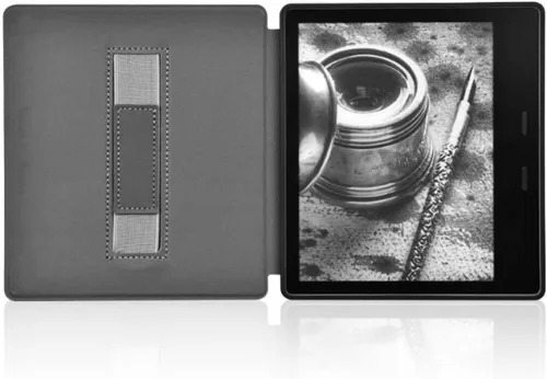 Miniatura 7 de Funda para Kindle Oasis de 7 pulgadas, 10ª generación, versión 2019 [modelo No: S8IN40] con correa de mano y apagado y encendido automático, fundas