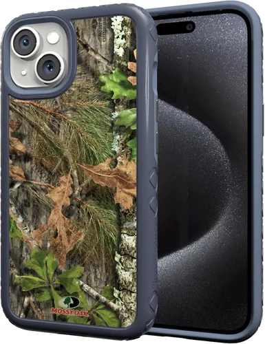 Miniatura 16 de cellhelmet Mossy Oak Agua Yellowfin Funda de doble capa en gris diseñada para iPhone 13 Mini a prueba de golpes y caídas, duradera, como se ve