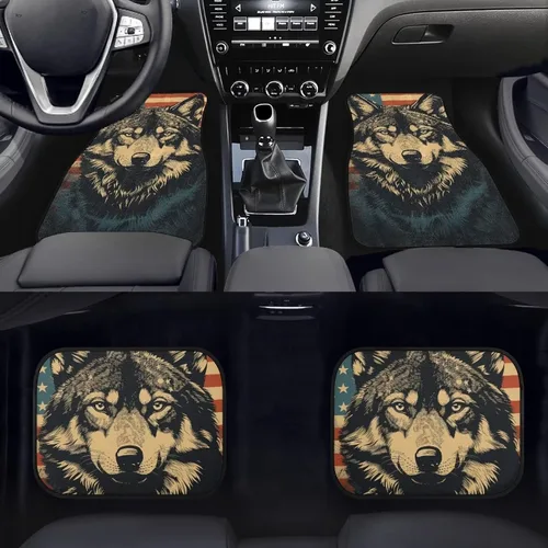 Miniatura 21 de 4 alfombrillas delanteras y traseras para automóvil, SUV, furgoneta y camión, protección de suelo para todo tipo de clima, juego de accesorios