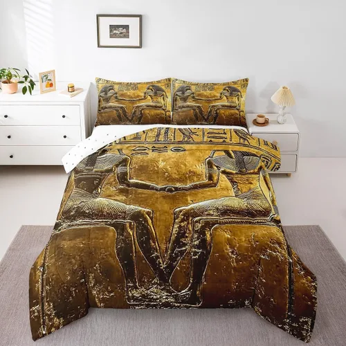 Miniatura 9 de Juego de edredón de nido de abeja, juego de ropa de cama geométrico verde y rojo, tamaño individual, juego de edredón reversible negro con colmena