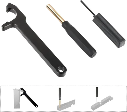 Miniatura 6 de Kit de herramientas de visión delantera, herramienta de extracción de placa mag, herramienta de desmontaje de revistas, herramienta de perforación