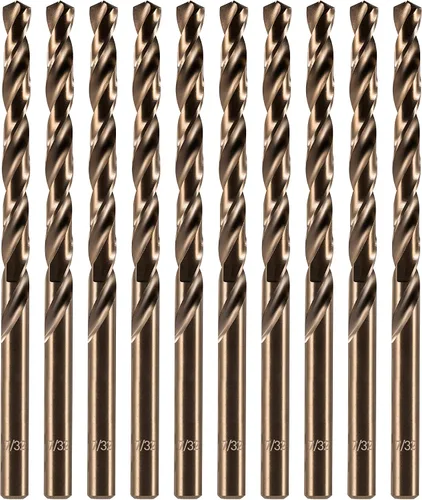 Miniatura 12 de amoolo Juego de brocas de cobalto (1/16"-1/4", 13 unidades), brocas de metal M35 HSS para acero, acero inoxidable, metal duro, hierro fundido