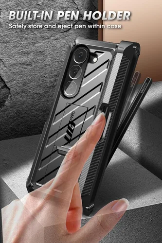 Miniatura 7 de SUPCASE Unicorn Beetle Pro - Funda para Galaxy Z Fold 5 5G (2023), con protector de pantalla integrado y soporte de cuerpo completo de doble capa