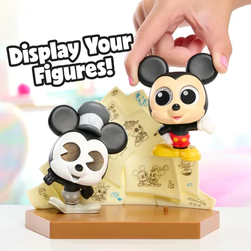 Miniatura 9 de Disney Doorables NUEVA Entrada Principal juego de 2 figuras coleccionables de Mickey Mouse de 3 pulgadas, juguetes oficialmente licenciados