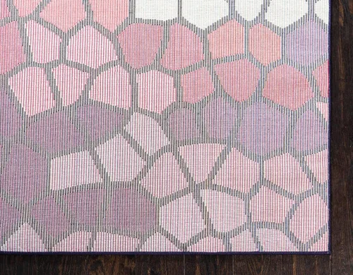 Miniatura 9 de Unique Loom Estrella Collection - Alfombra geométrica, abstracta, colorida, moderna, mosaico, 9 x 12 pies, multicolor y azul