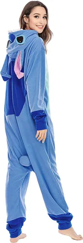 Miniatura 5 de Etoson Stitch Onesie Cosplay Disfraz de Halloween Unisex Animal Pijama