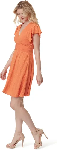 Miniatura 2 de Jessica Simpson Mini vestido de manga corta Khloe Flutter para mujer