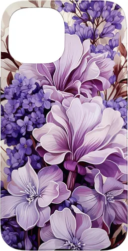 Miniatura 6 de Funda para iPhone 12 mini Lavender Floral Purple Flower