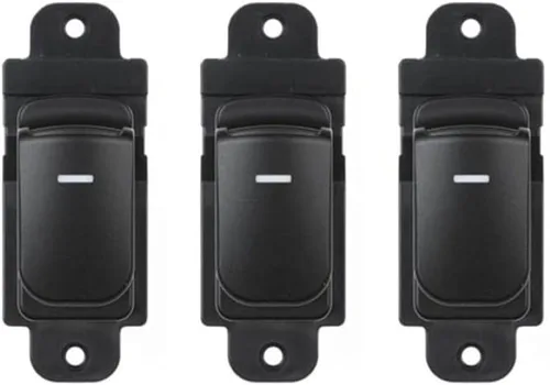 Miniatura 2 de Interruptor de control de ventana eléctrica de coche para Kia Forte/Cerato 2010-2012, negro, balancín, botón pulsador, manual, 1 unidad