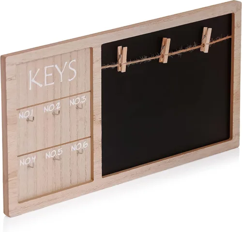 Miniatura 7 de Ganchos para llaves, para colgar en la pared, organizador de llaveros para colgar en la pared, para colgar en la pared, para colgar fotos, tablón