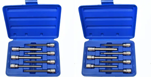 Miniatura 2 de Juego de dados Allen Allen extra largos 3/8 SAE de 7 piezas con estuche