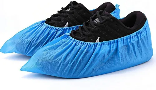 Miniatura 10 de Fundas para zapatos desechables reciclables, paquete de 200 (100 pares) de 15.7 pulgadas, fundas higiénicas para zapatos y botas impermeables