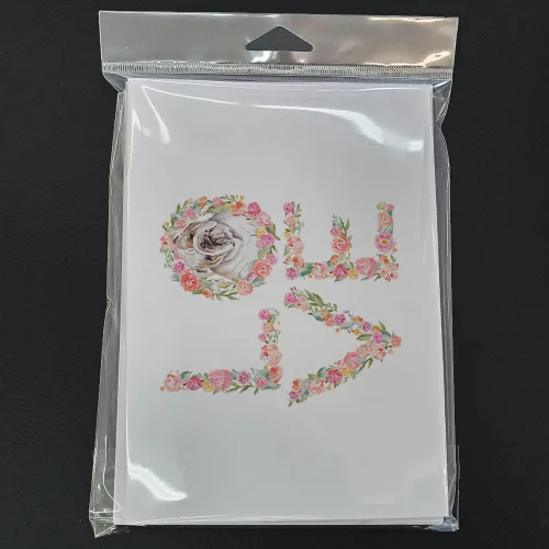 Miniatura 3 de Caroline's Treasures WDK4409GCA7P English Bulldog #6 LOVE Tarjetas de felicitación y sobres paquete de 8, 7 x 5, multicolor