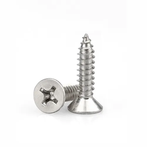 Miniatura 16 de Kit de tornillo y anclaje de madera #4 (420 piezas) – Tornillos autorroscantes Phillips de cabeza plana de acero inoxidable 304 para muebles