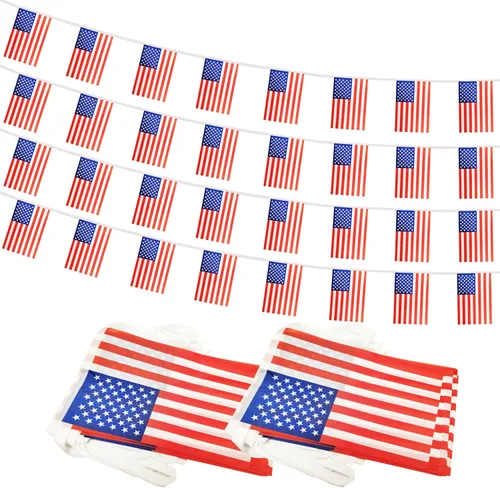 Miniatura 9 de Bandera de Cuerda Argentina de 100 Pies, 76 Piezas Bandera Estandarte Argentina, Pequeñas Mini Banderas del Mundo para Eventos Deportivos