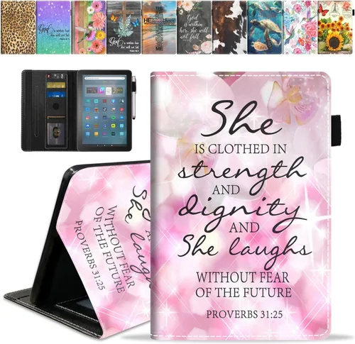 Miniatura 20 de Funda para tableta Amazon Fire Max 11 (11 pulgadas, 13ª generación, versión 2023) con ranura para tarjetas y apagado y encendido automático, funda