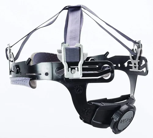 Miniatura 5 de Cascos MSA Safety 10153385 de plástico/nailon fas-trac III, 4 puntos de sustitución estándar, suspensión, para su uso con Skullgard y confortable