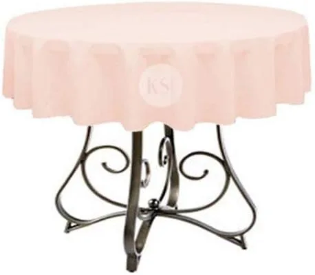 Miniatura 18 de Mantel redondo de poliéster de 72 pulgadas, disponible en más de 45 colores, ideal para restaurantes y superposiciones versátiles de eventos, elige