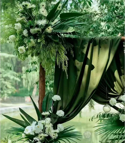 Miniatura 3 de Cortinas de fondo de gasa traslúcida de 10 x 10 pies, cortinas de tela de gasa para bodas, cortina larga transparente para sala de estar, decoración
