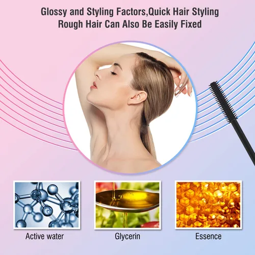 Miniatura 4 de SUOFEIYA Barra de acabado de cabello, 1 paquete, Flyaway Feel Stick Hair, crema de acabado de cabello pequeño roto, no grasa y no pegajosa