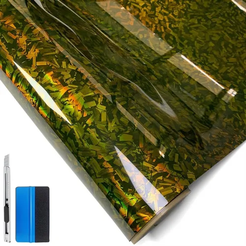 Miniatura 31 de LZLRUN Rollo de Vinilo Negro de Fibra de Carbono Mate Forjado con Liberación de Aire, Lámina Adhesiva, Película para Calcomanía DIY de Automóvil