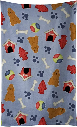 Miniatura 137 de Caroline's Treasures BB2654KTWL Dog House Collection Airedale - Toalla de cocina para invitados, toalla de baño decorativa para cara, té, paño