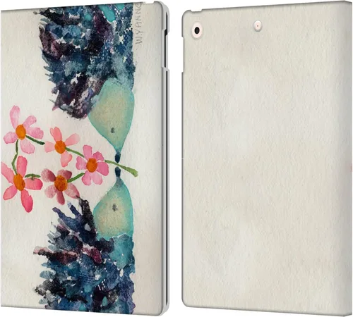 Miniatura 29 de Head Case Designs Wyanne - Funda de piel con licencia oficial de Wyanne Blue Watercolour Bear Animals 2, compatible con Apple iPad 10.2