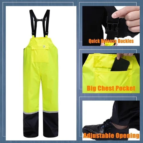 Miniatura 11 de RainRider Trajes impermeables y transpirables para hombres - Abrigo de lluvia Oxford duradero con pantalones