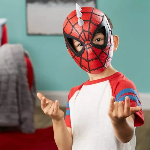 Miniatura 7 de Marvel Máscara Spider-Man Across The Spider-Verse Spider-Punk para niños, juego de rol y disfraz, juguetes para niños a partir de 5 años