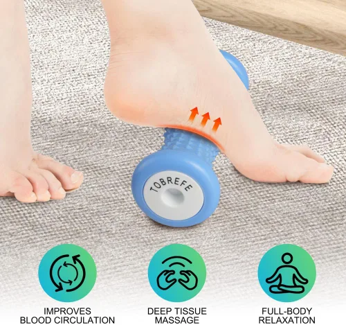 Miniatura 2 de Rodillo de masaje de pies para aliviar la fascitis plantar, para curar fascitis plantar, dolor de arco y talón, síndrome de dolor miofascial