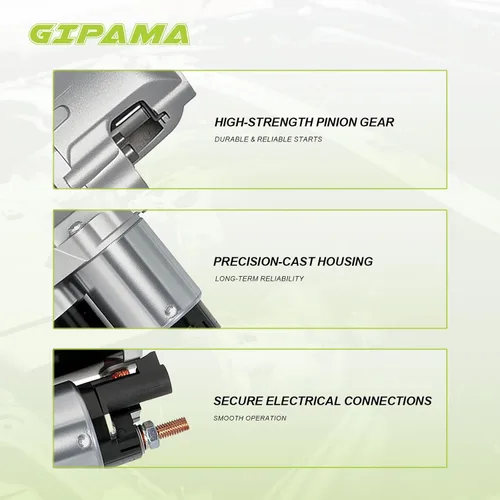 Miniatura 5 de Arrancador 17841 para Toyota Corolla Matrix 2003, 2004, 2005, 2006, 2007, 2008, Pontiac Vibe, motor L4 de 1.8L, repuesto OE # 28100-0D080