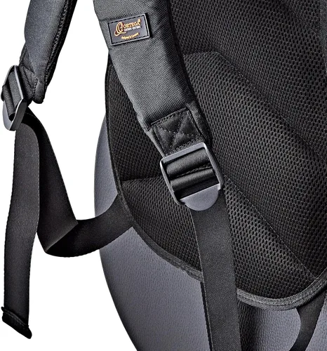Miniatura 4 de Ortega Deluxe - Correa para mochila con cojín trasero para funda rígida, lleva tu funda rígida como una bolsa de concierto, color negro (OBPS-DLX)