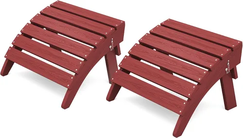Miniatura 21 de KINGYES Otomana Adirondack plegable para silla Adirondack, Aruba