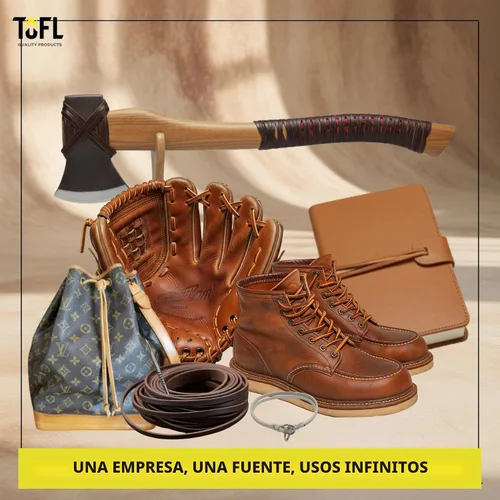 Miniatura 8 de TOFL Kit de encaje para guantes de sóftbol y béisbol Kit de reparación de cordones de guante de encaje 2 cordones de cuero con aguja de cordones