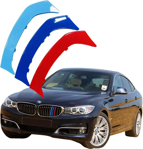 Miniatura 6 de Insertos de Parrilla Automotriz para BMW Serie 3 E92 E93 320i 325i 330i 335i 2006-2009 (Solo Compatible con 14 Vigas), Accesorios de Parrilla Frontal