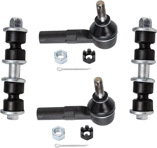 Miniatura 270 de Detroit Axle – Kit de suspensión delantera para Hyundai 2013-2018 Santa Fe 2 enlaces de barra de estabilizador 4 varillas de amarre interiores