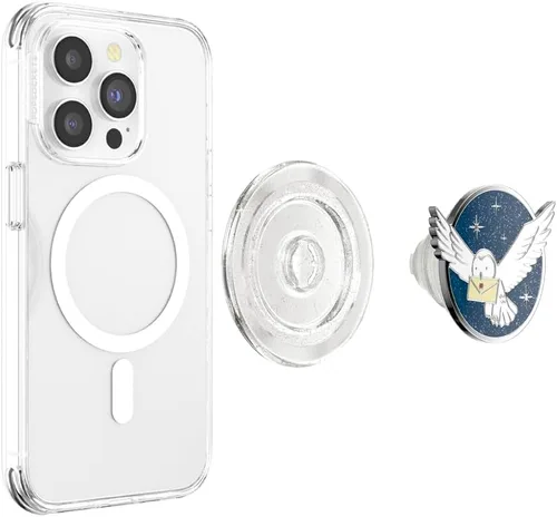 Miniatura 5 de PopSockets Agarre para teléfono MagSafe con soporte, soporte magnético, parte superior intercambiable, sujeción segura para fundas MagSafe