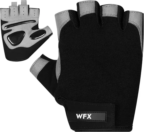Miniatura 6 de WFX Gym Gloves Training Weight Lifting Gloves for Men Women Wrist Support Padded Extra Grip Palm Protection Fitness Workout Gloves