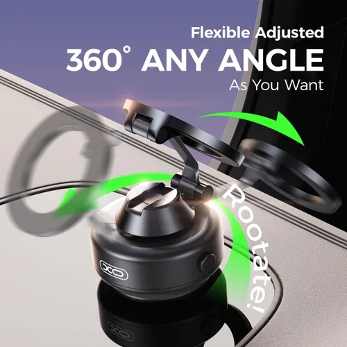 Miniatura 3 de Soporte magnético de succión eléctrica para teléfono MagSafe, soporte magnético ajustable de 360° para teléfono celular, plegable y portátil