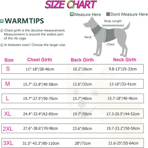 Miniatura 6 de Dogcheer Abrigo cálido para perro, ropa de invierno con cuello polar, chaqueta reflectante para mascotas, ropa para clima frío, chaleco impermeable