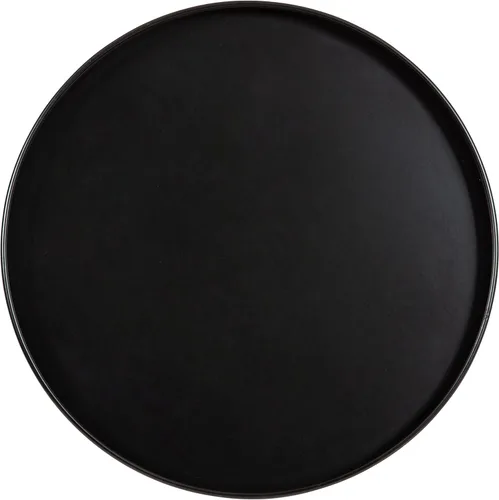 Miniatura 6 de Kate and Laurel Tira - Mesa auxiliar redonda, 14 x 14 x 24 pulgadas, madera marrón nogal y negro, mesa auxiliar decorativa estilo pedestal para usar