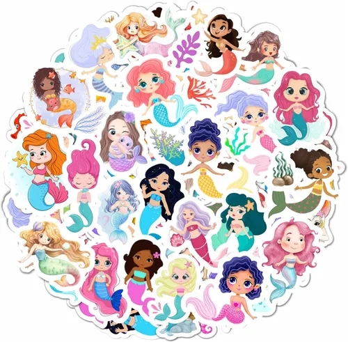 Miniatura 24 de BulbaCraft Calcomanías y calcomanías de hadas para laptop, decoraciones de hadas para fiesta de cumpleaños, regalos para mujeres y hombres Pegatinas