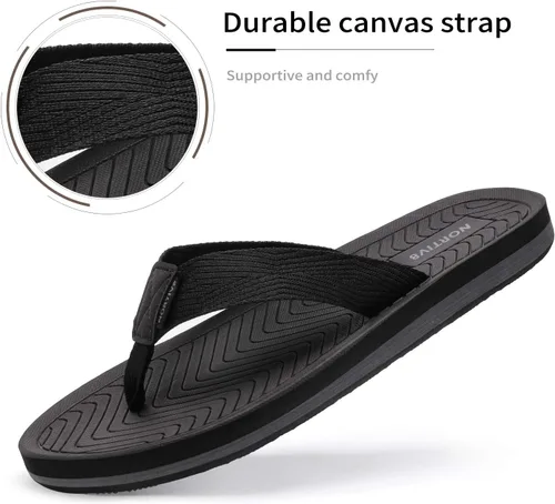 Miniatura 2 de NORTIV 8 Chanclas para hombre, cómodas y ligeras, zapatos de playa