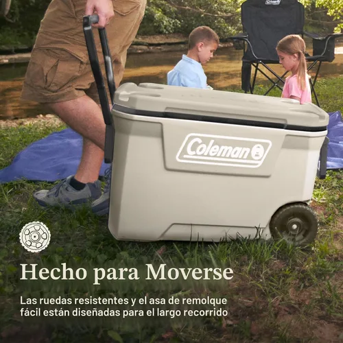 Miniatura 3 de Coleman Classic Series - Enfriador portátil aislado y resistente a las fugas, para exteriores, mantiene el hielo hasta 5 días, 62 cuartos de galón
