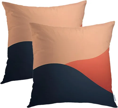 Miniatura 36 de Batmerry American Flag Ink Dot Throw Pillow Covers, Red Blue White Stars Abstract Decorative Pillow Covers Digital Printing Blended for Couch Sofa