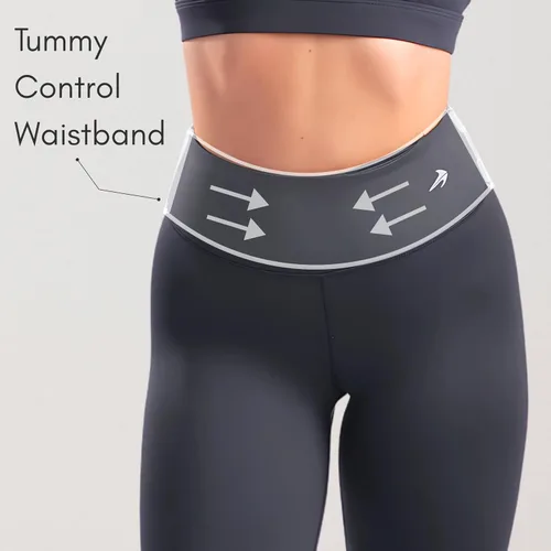 Miniatura 7 de CompressionZ - Leggings de compresión de cintura alta para mujer, para hacer yoga, correr, ir al gimnasio, fitness y entrenar a diario, pantalones