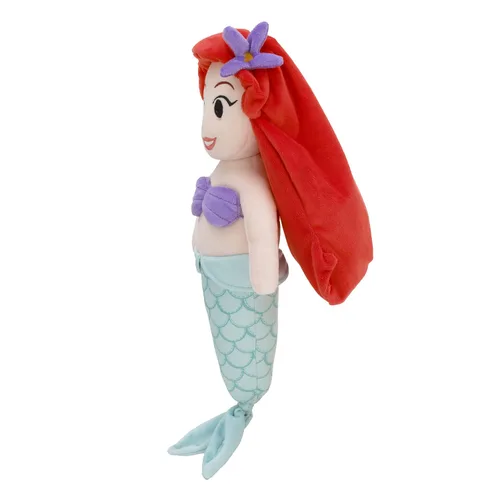 Miniatura 2 de Disney Ariel - Princesa de felpa súper suave roja, lavanda y aguamarina