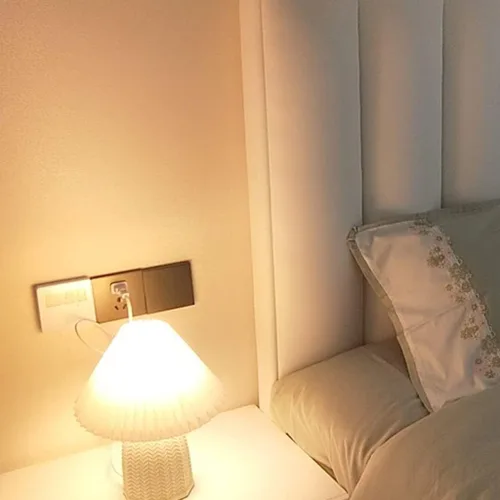 Miniatura 7 de Lámpara de escritorio china retro plisada luz de escritorio decoración de sala de estar, lámpara de mesita de noche, utilizada para sala de estudio