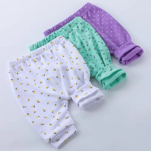 Miniatura 6 de Pantalones de bebé suaves y cómodos 100% algodón para bebés niños y niñas con amplio espacio para pañales de 0 a 12 meses
